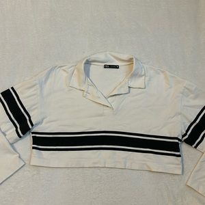 Zara cropped long sleeve
